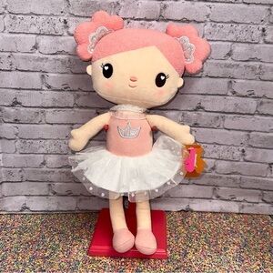 Gloveleya Baby Girl Rag Doll Soft Plush Candy Princess Doll Girl Pink 14" NWT